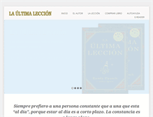 Tablet Screenshot of laultimaleccion.org